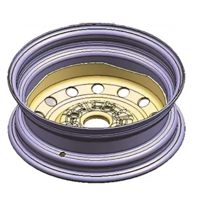 Ligne d'assemblage de disques et jantes de roues en acier entièrement automatique