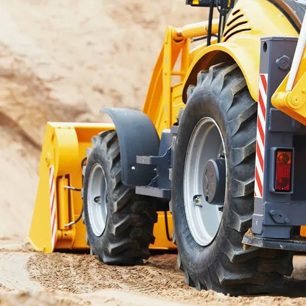 Roues d'engins de chantier