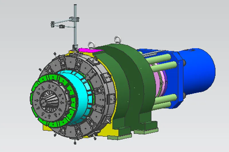 Machine à évaser les jantes par expansion conique