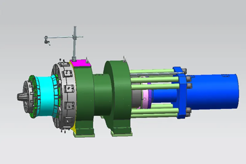 Machine à évaser les jantes par expansion conique